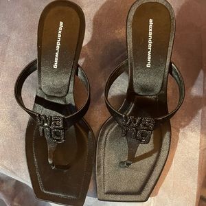 Alexander Wang Bianca Satin Thong 9